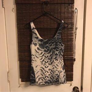 Lululemon Black and White Leopard Print Tank Top Size 10